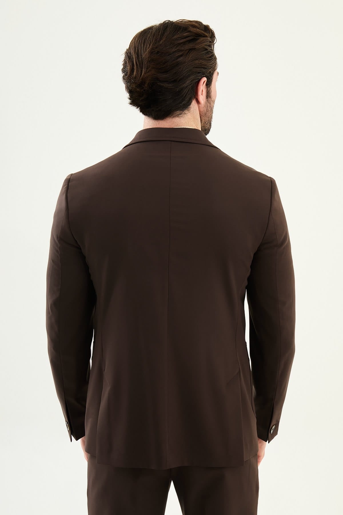 Brown Slim Fit Suit Jacket Blazer for Men