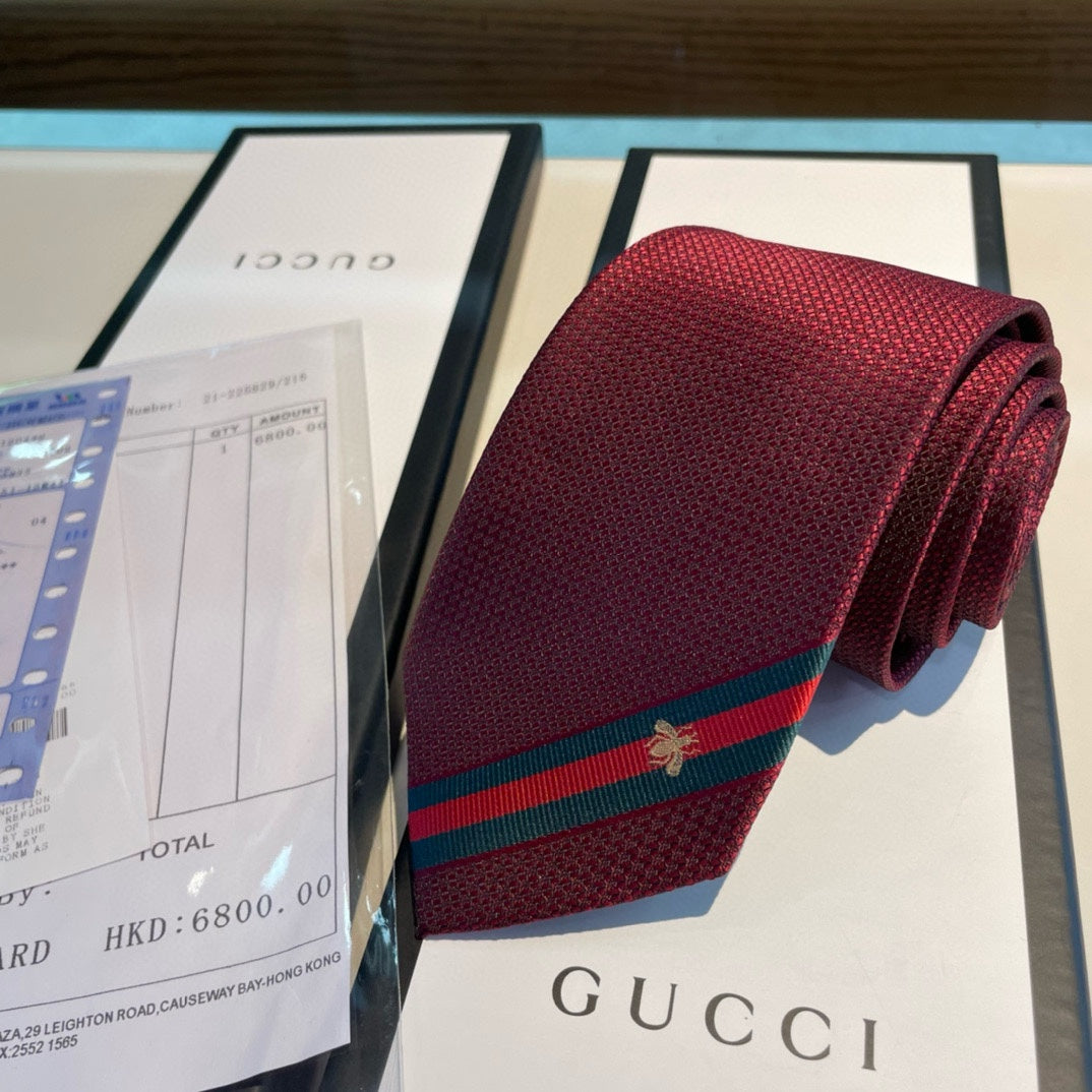 Men’s Burgundy Silk Tie
