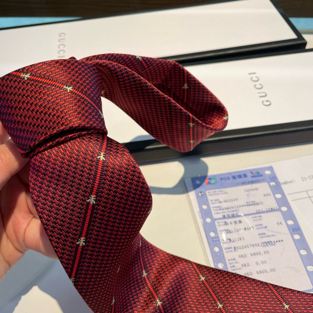 Men’s Red Formal Silk Tie