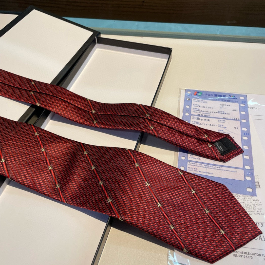 Men’s Red Formal Silk Tie