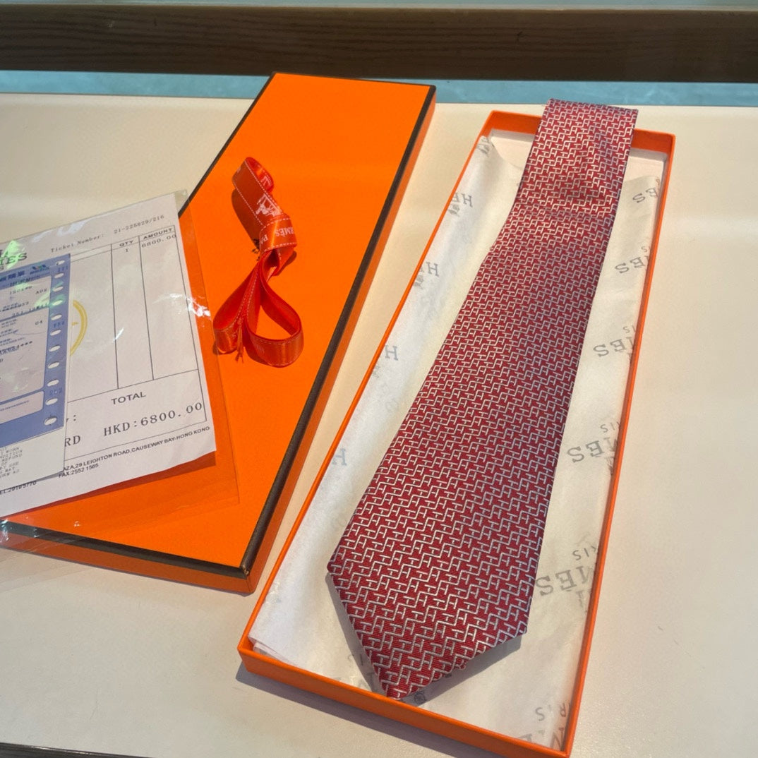 Men’s Red Silk Tie