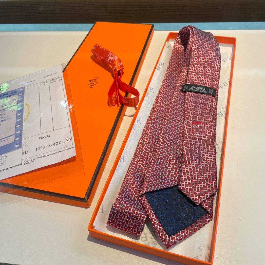 Men’s Red Silk Tie