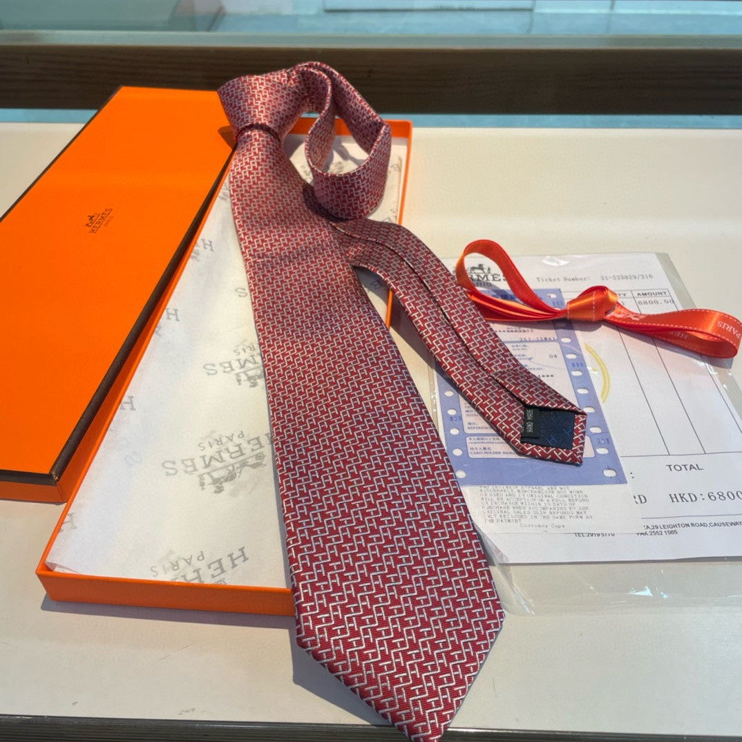Men’s Red Silk Tie