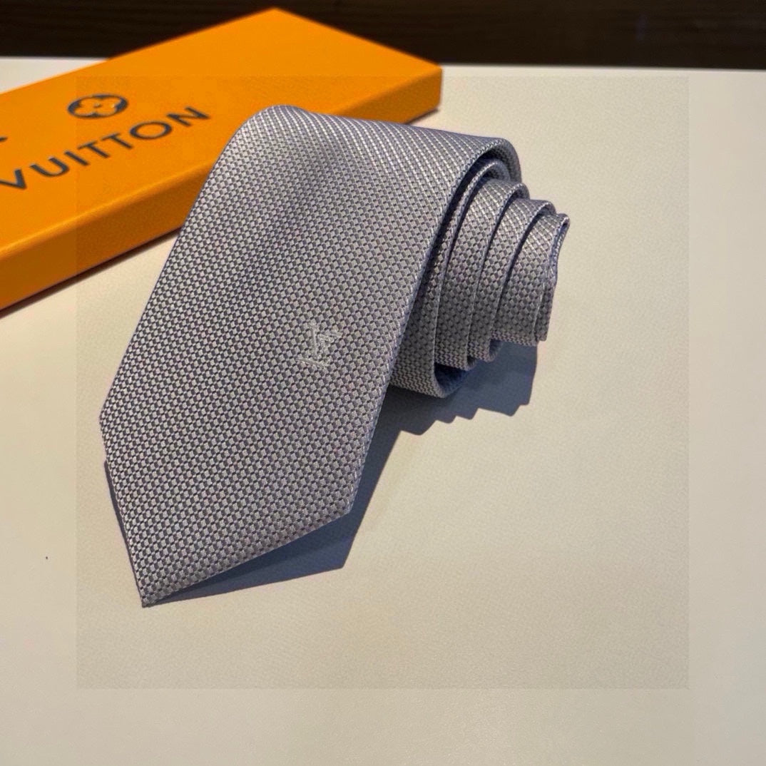 Men’s Platinum Gray Signature Silk Tie