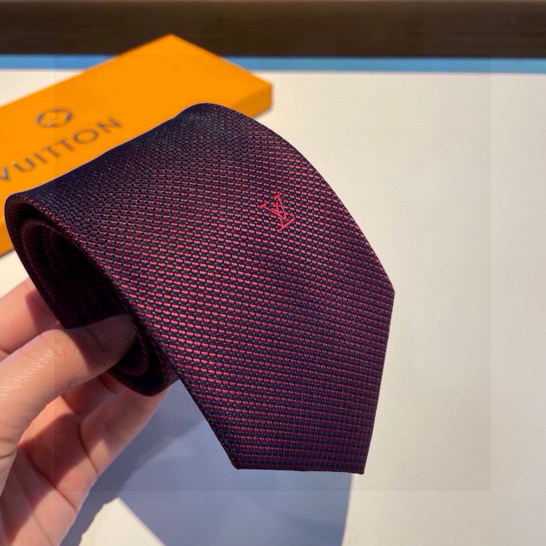 Men’s Burgundy Signature Silk Tie