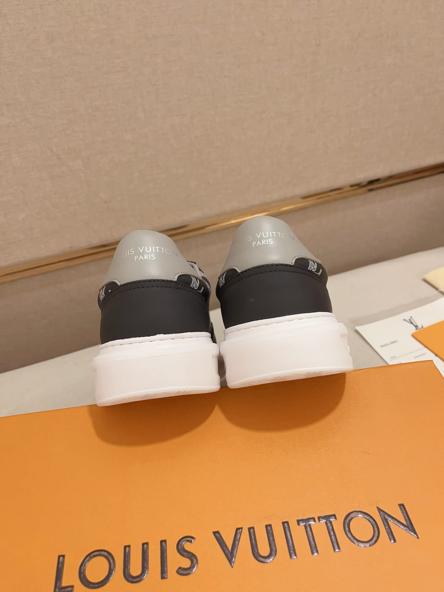 Louis Vuitton Beverly Hills Black & White Monogram Sneakers