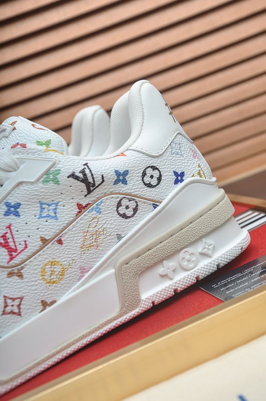 Louis Vuitton LV Trainer Takashi Murakami Multicolour Sneakers