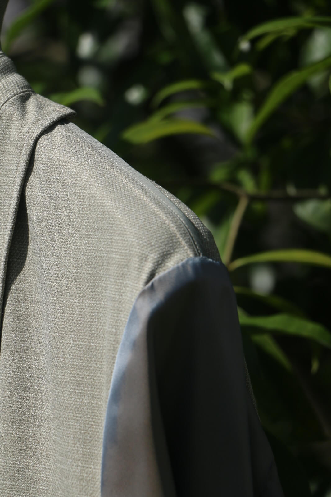 Minimalist Overshirt Jacket in Sage Green Wool Blend