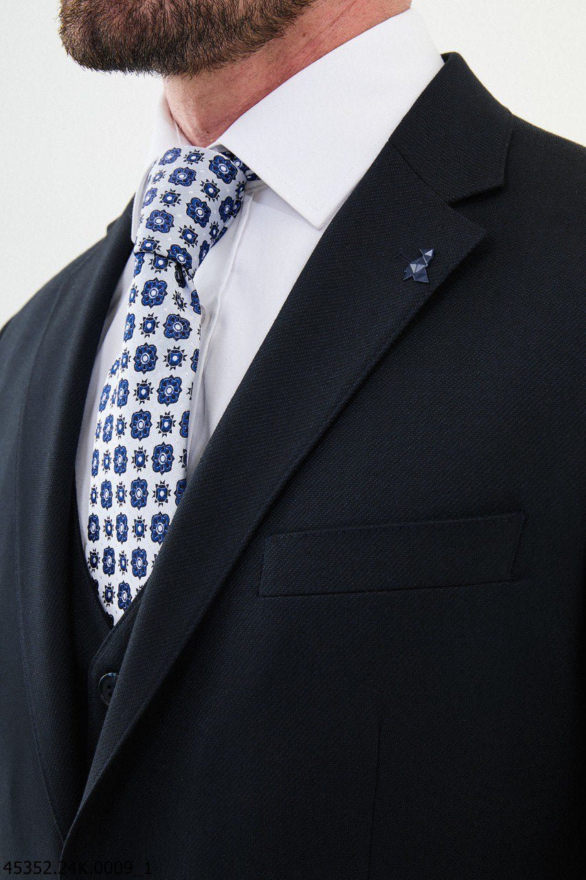 Admiral Navy Blue Slim Fit Suit - SUITHARBOR
