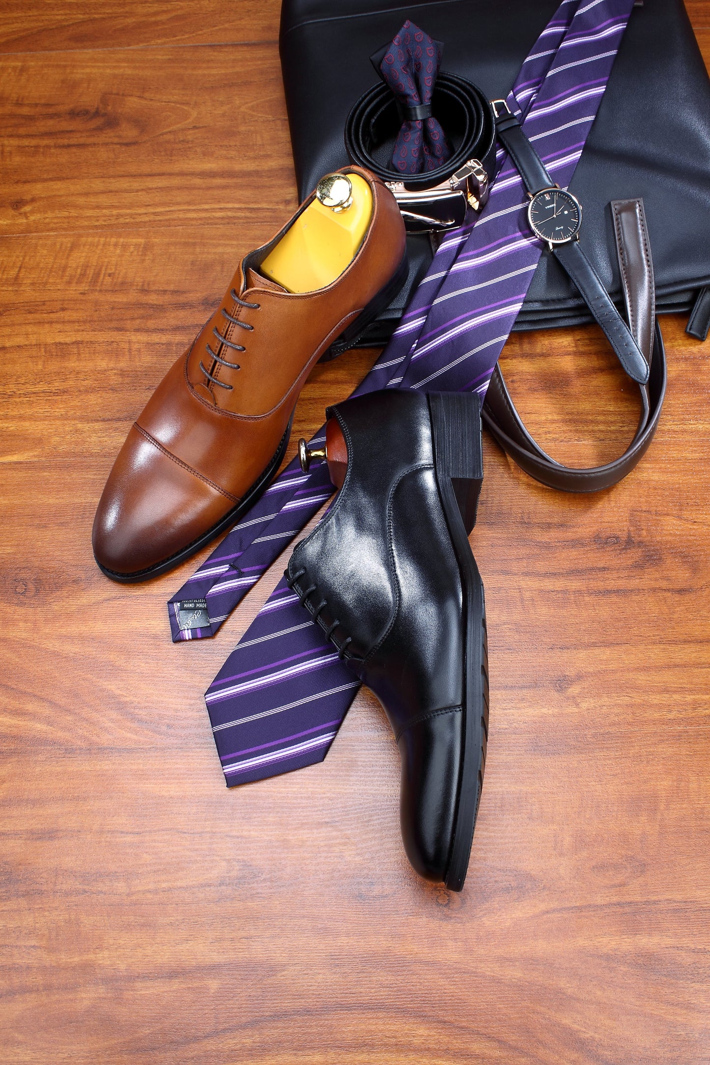 Cognac  Classic Brown Oxfords