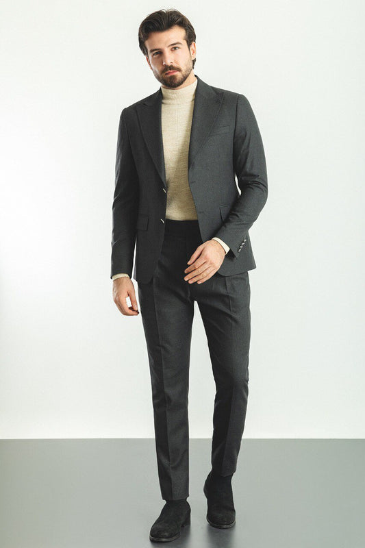 The Elite Dark Gray 2-Piece Suit