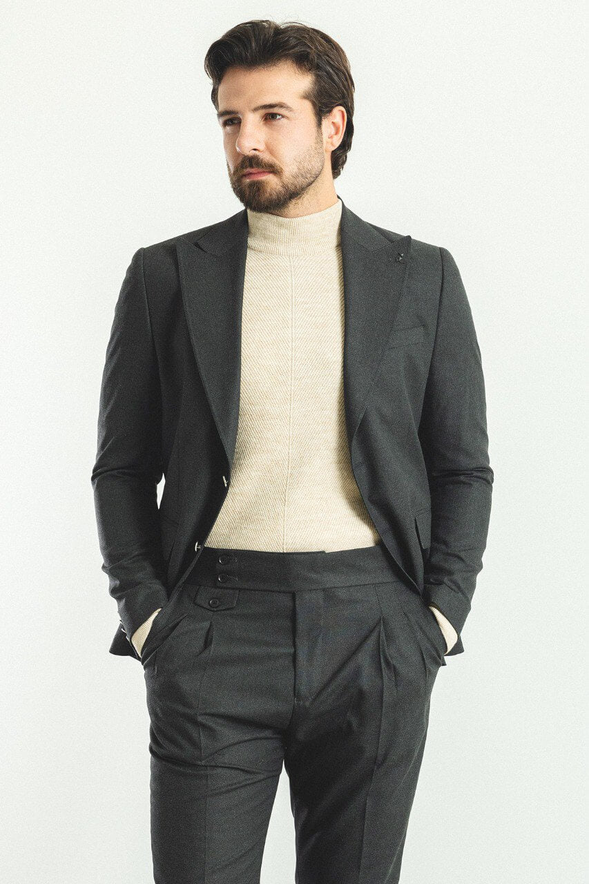 The Elite Dark Gray 2-Piece Suit