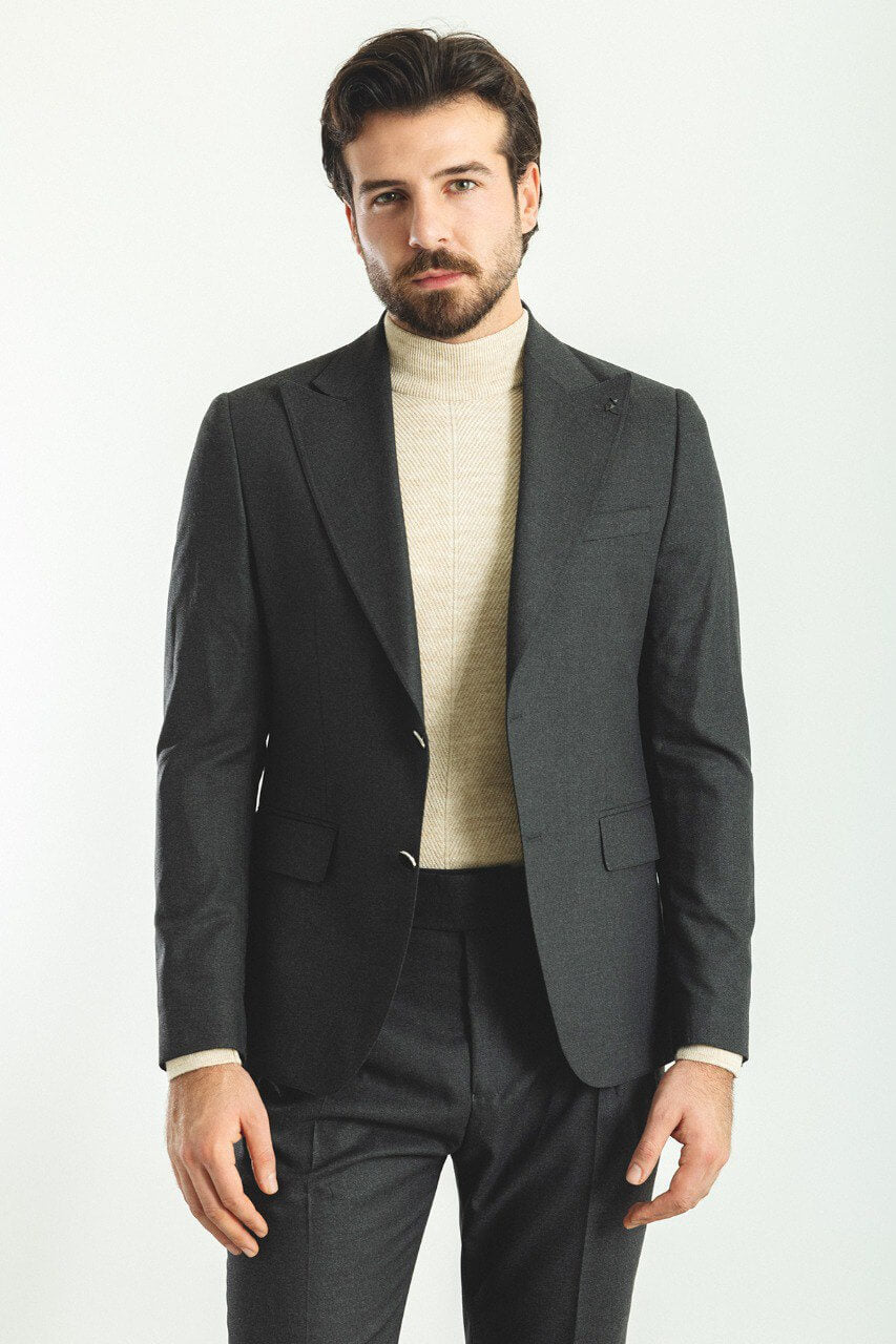 The Elite Dark Gray 2-Piece Suit