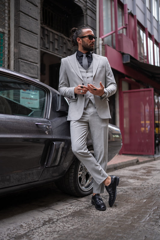 Graphite Gray Suit Ensemble