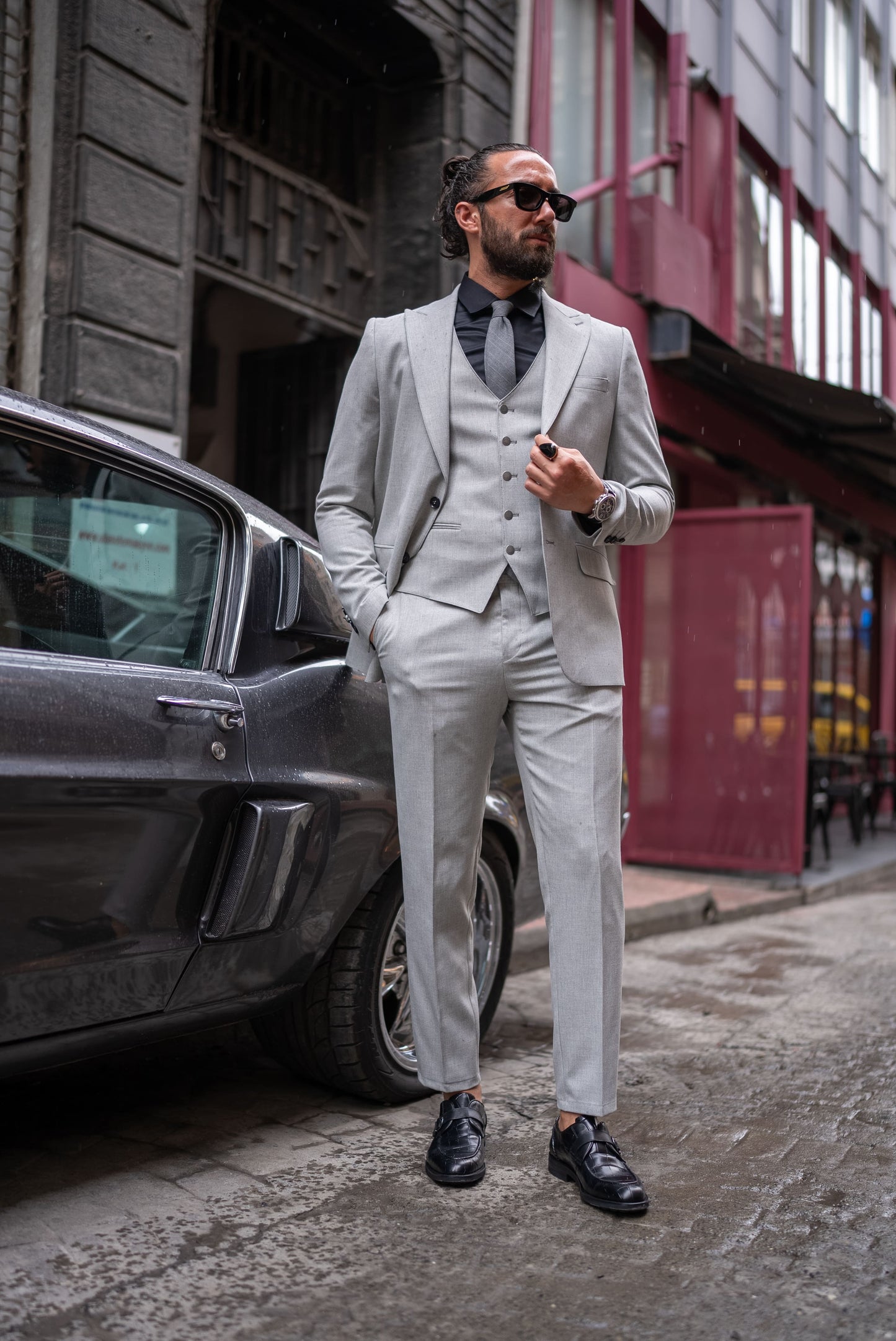 Graphite Gray Suit Ensemble