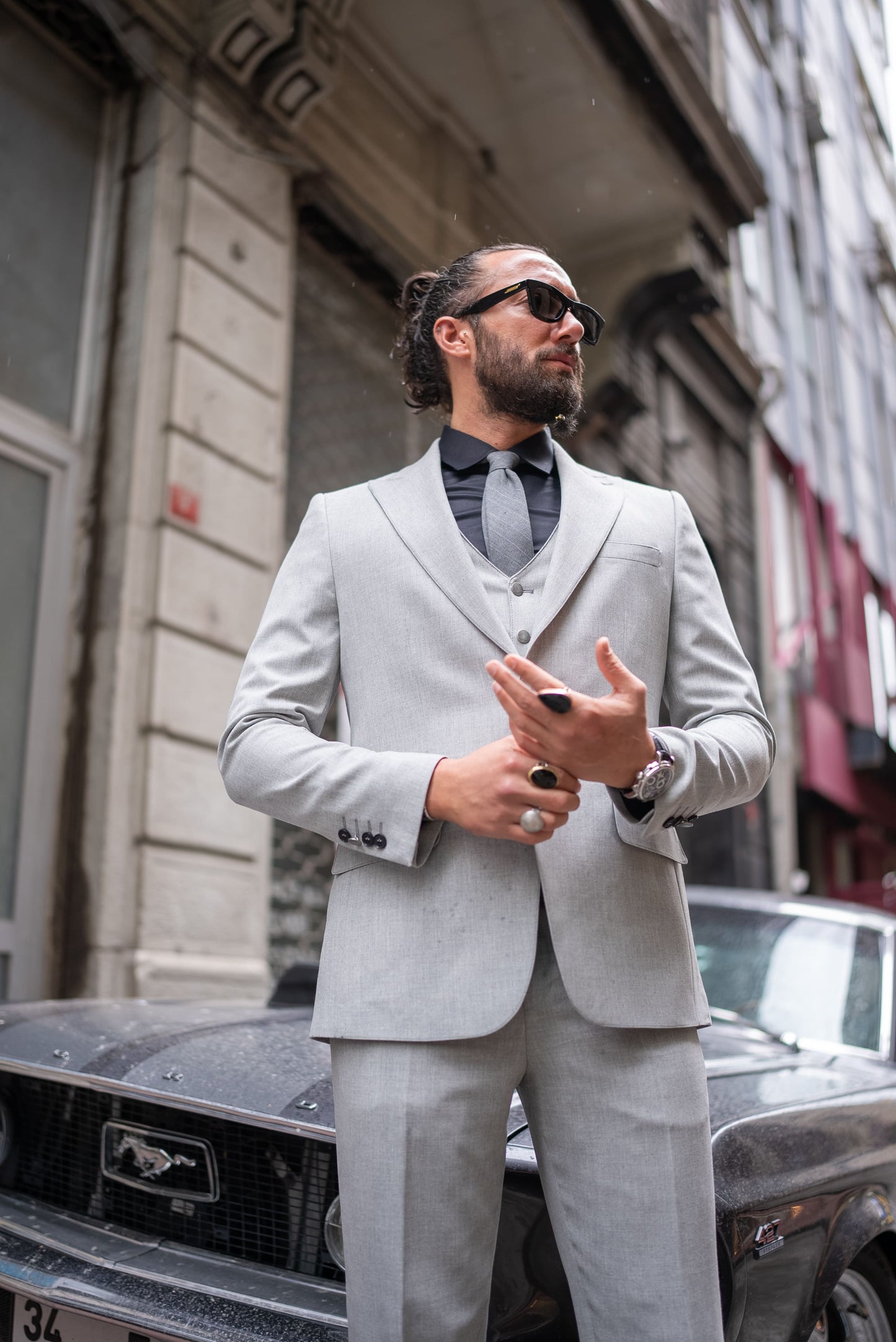 Graphite Gray Suit Ensemble