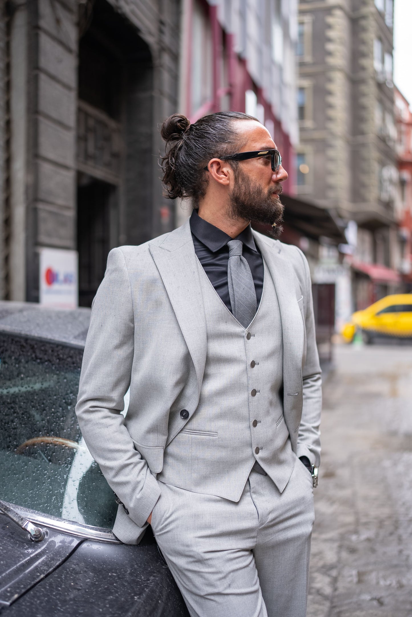 Graphite Gray Suit Ensemble