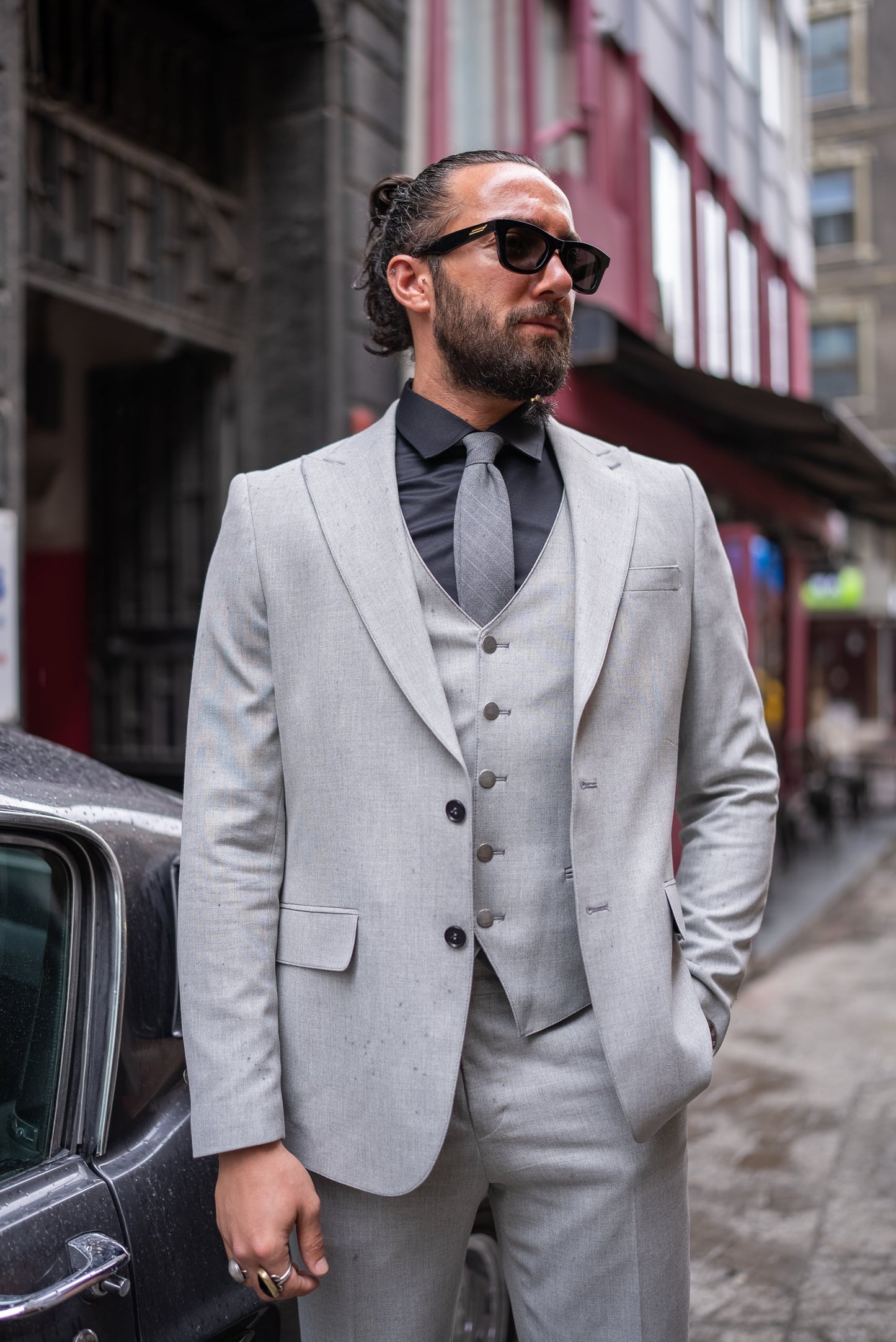 Graphite Gray Suit Ensemble
