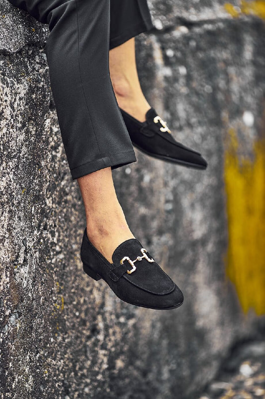 Black Regal Bit Loafers