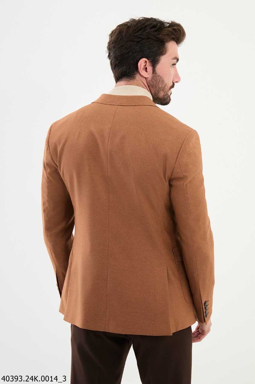 Men’s Cinnamon Brown Modern Fit Blazer