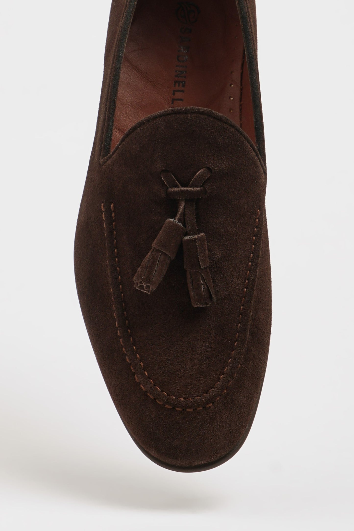 Men’s Brown Suede Tassel Loafers