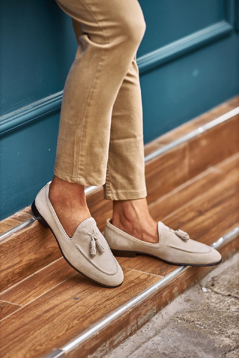 Golden Sands Tassel Loafers