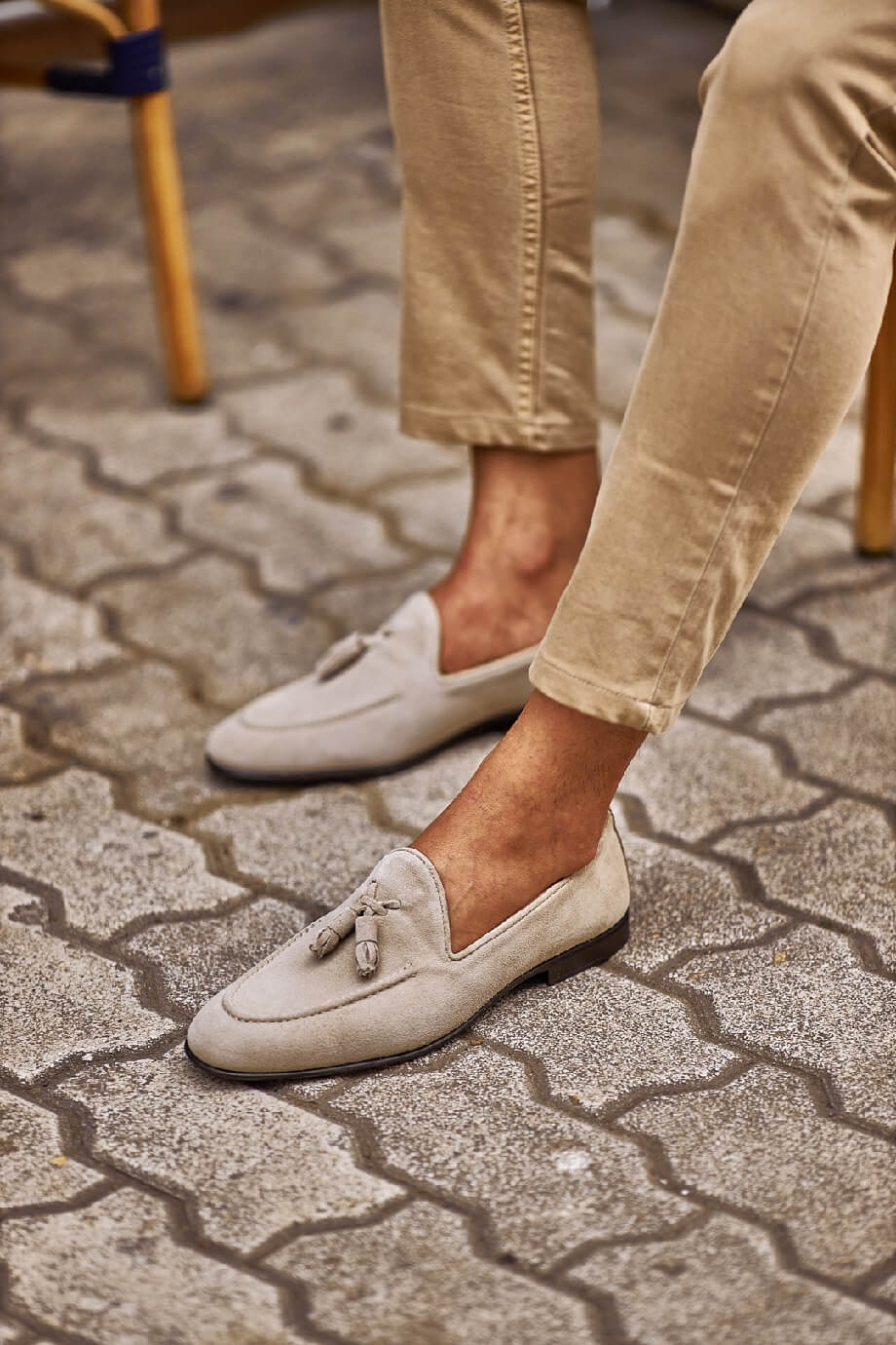 Golden Sands Tassel Loafers
