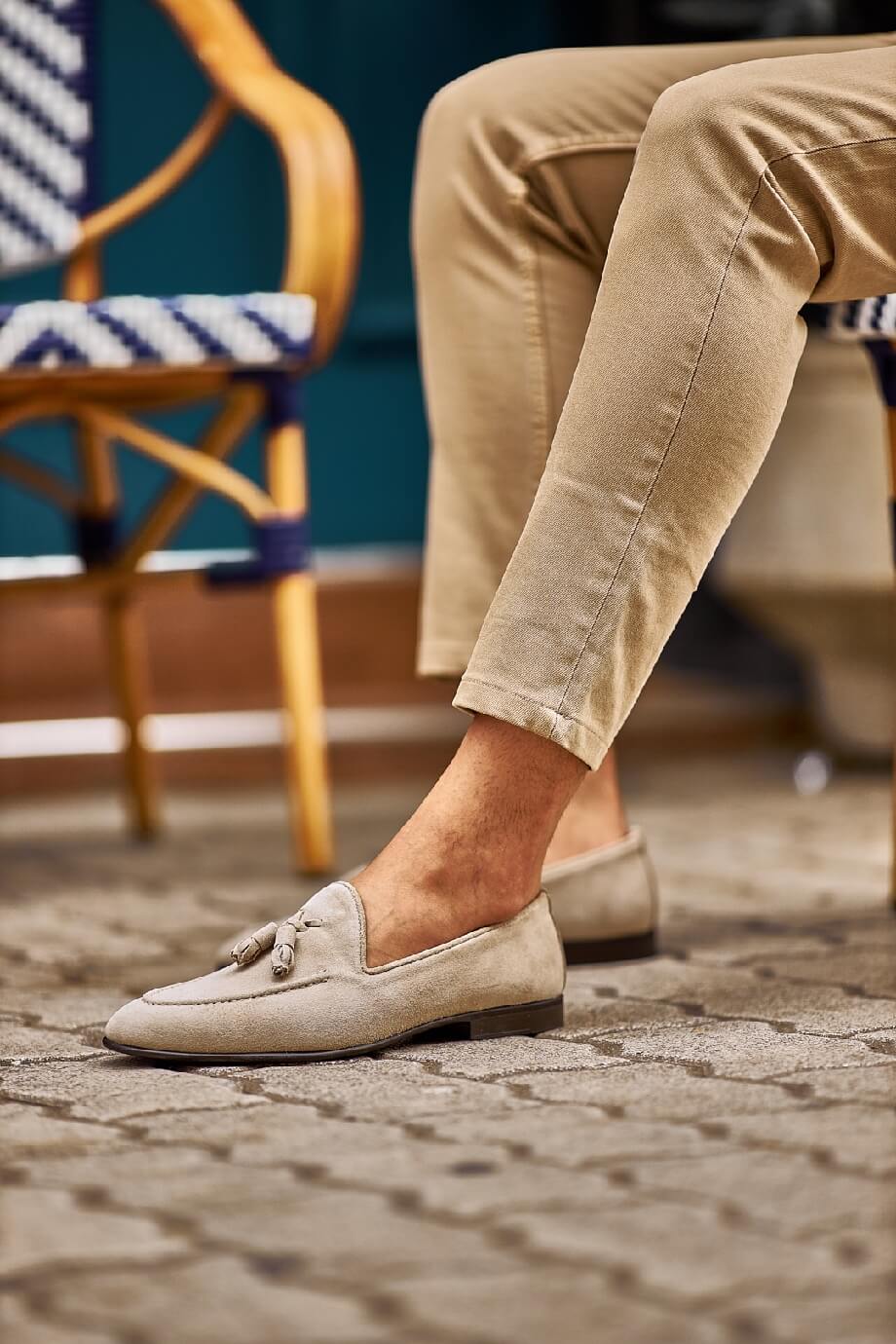 Golden Sands Tassel Loafers