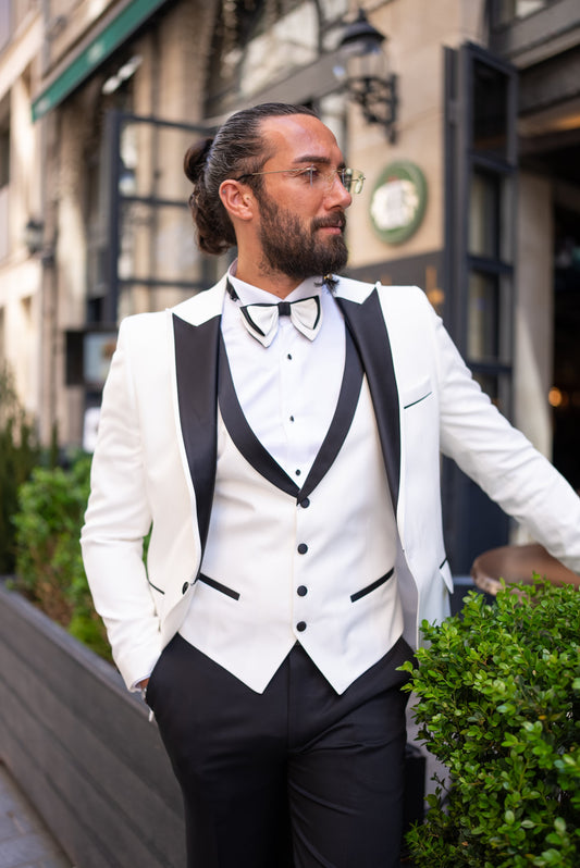 White Slim Fit Tuxedo