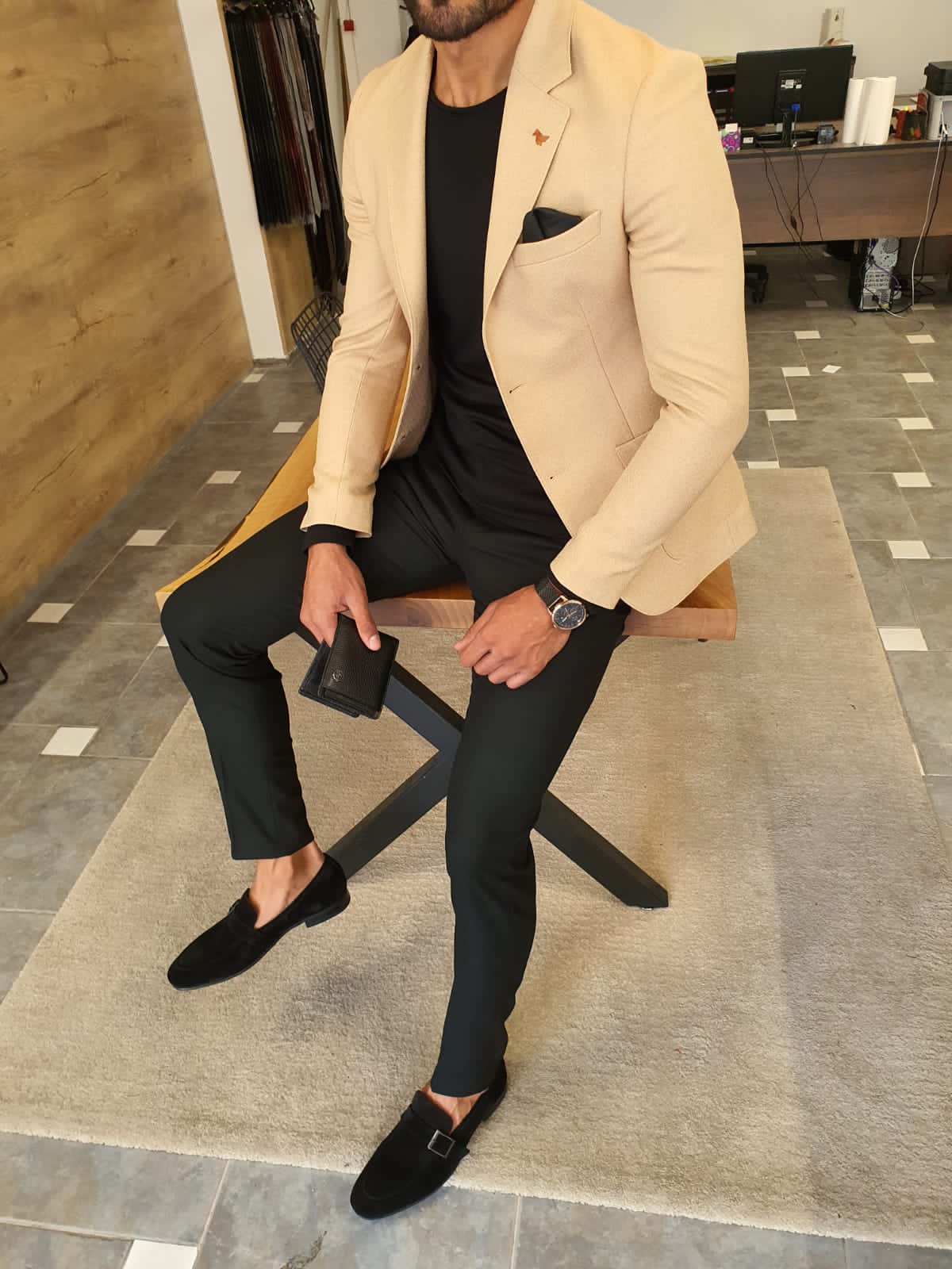 EIFFEL BEIGE JACKET - Hollo Men