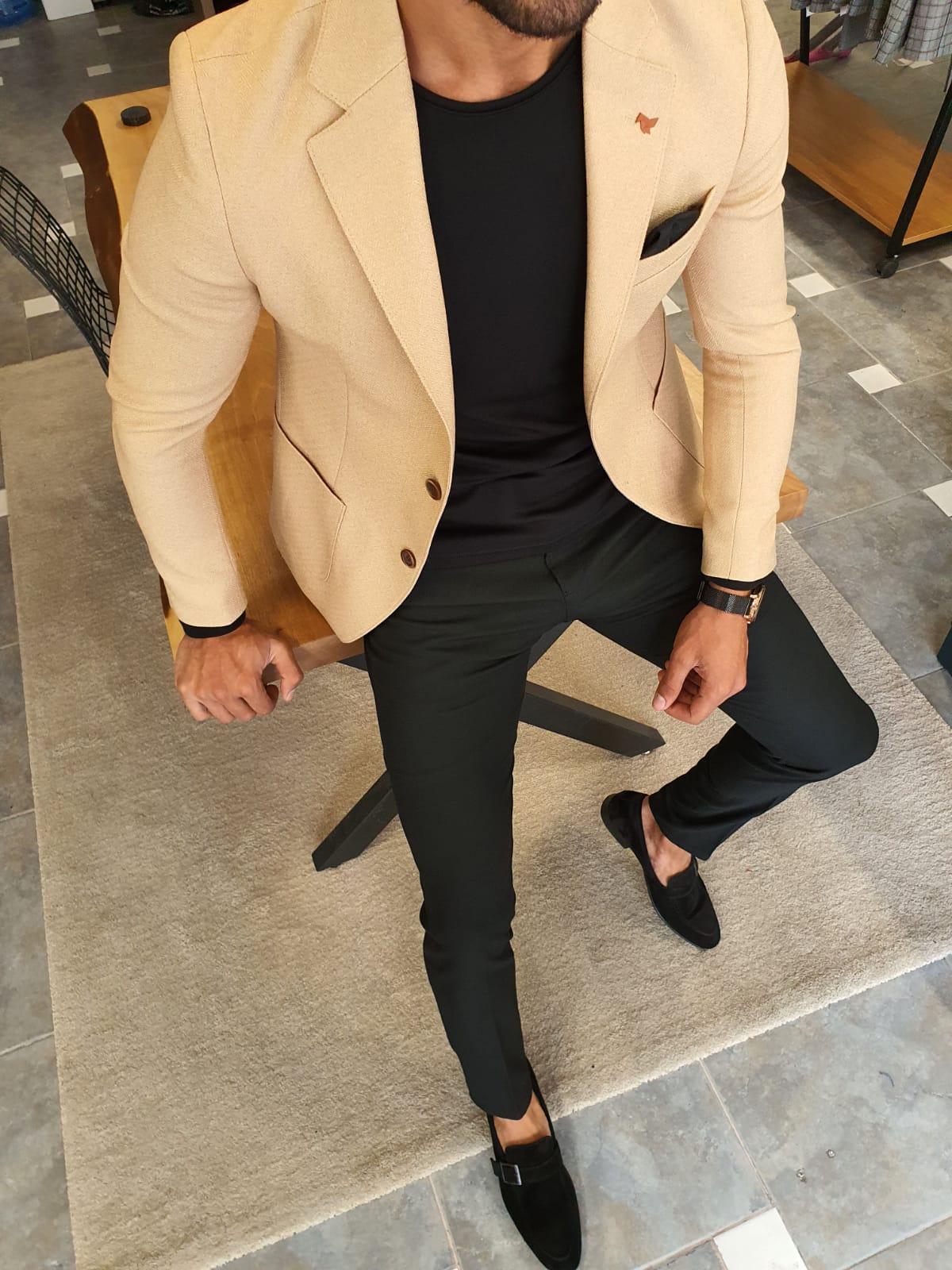 EIFFEL BEIGE JACKET - Hollo Men