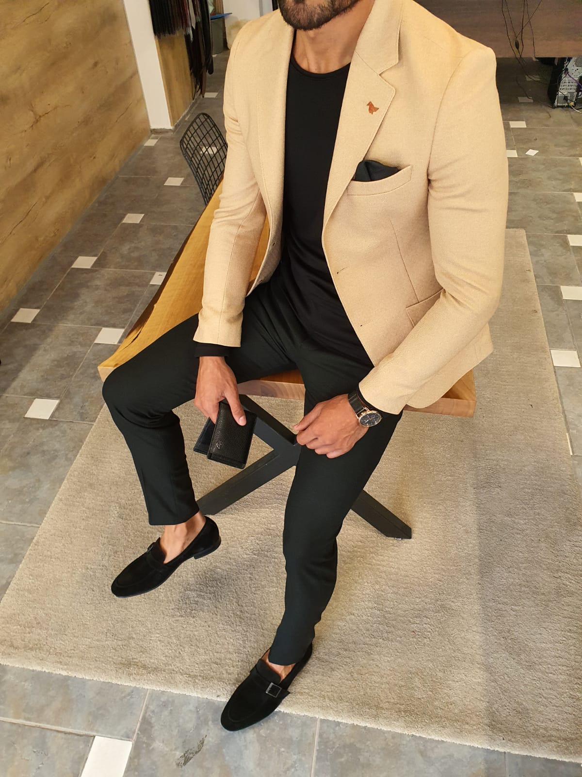 EIFFEL BEIGE JACKET - Hollo Men
