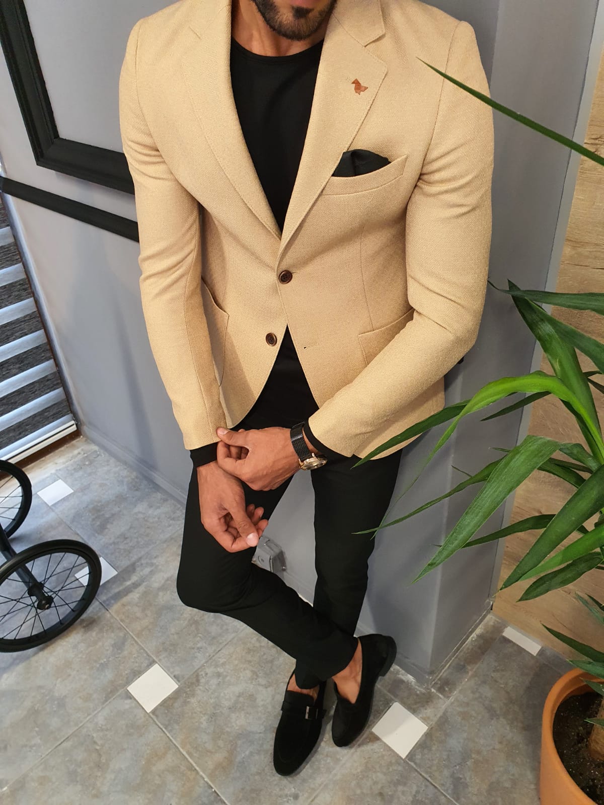 EIFFEL BEIGE JACKET - Hollo Men