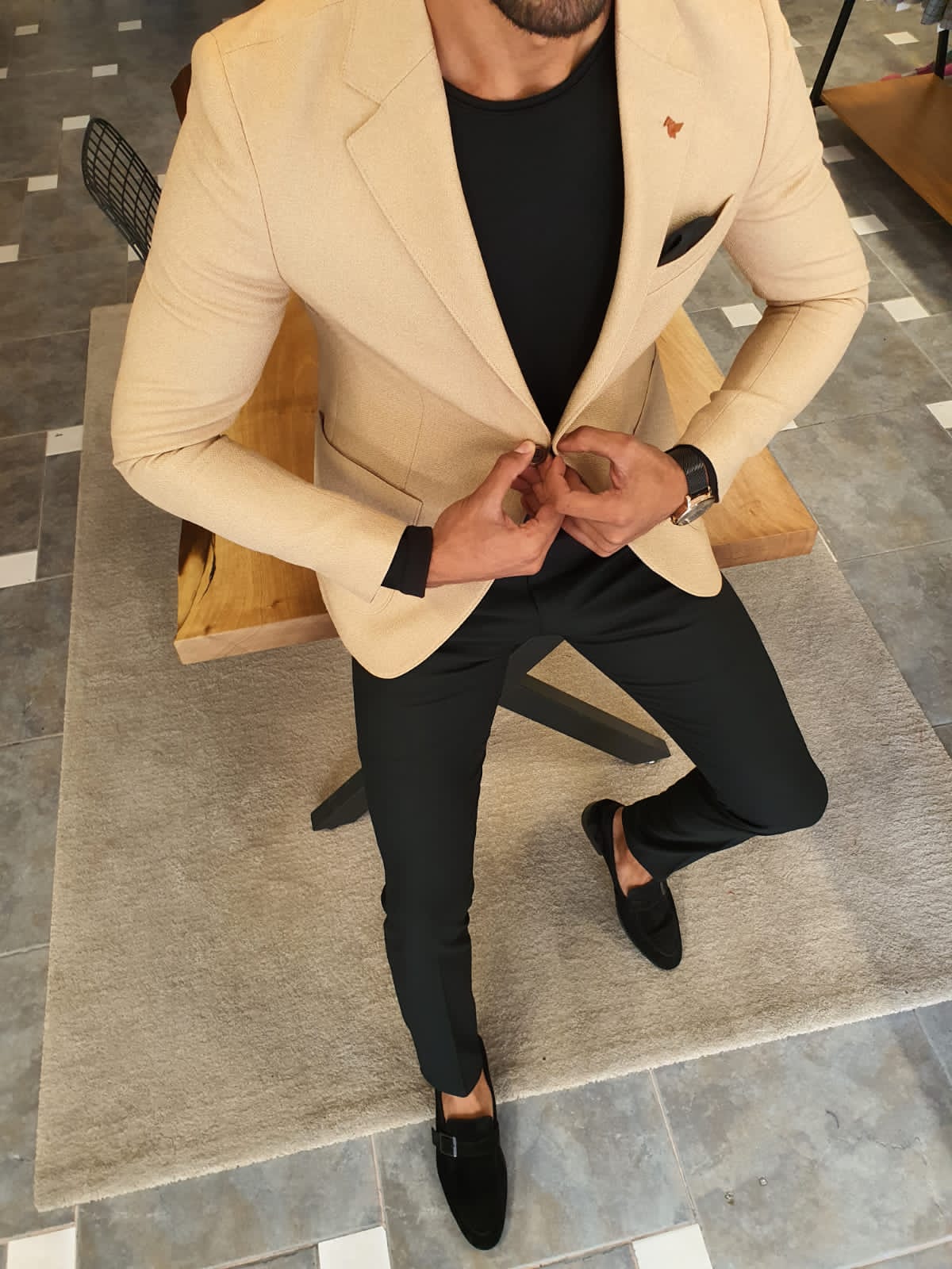 EIFFEL BEIGE JACKET - Hollo Men
