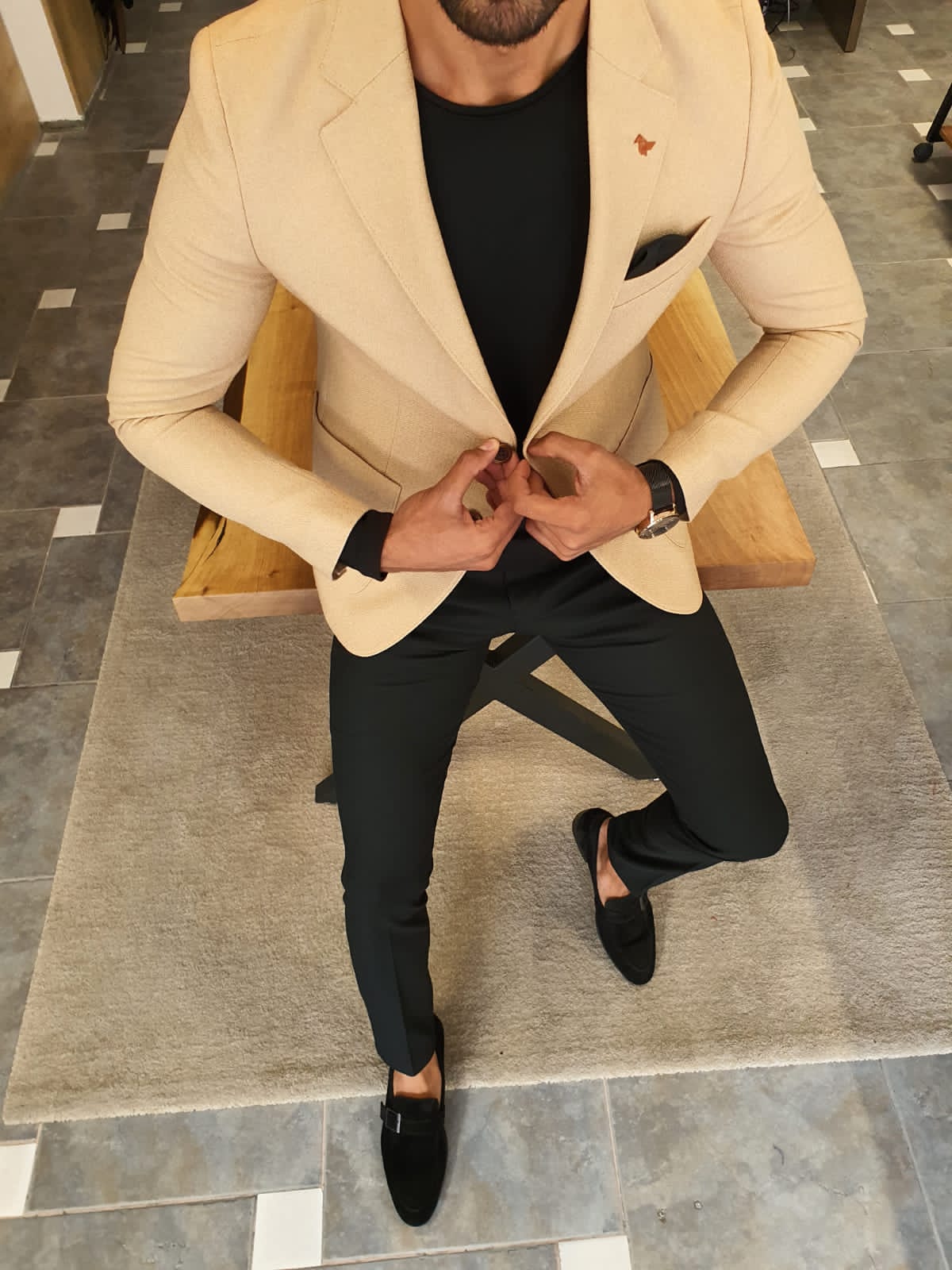 EIFFEL BEIGE JACKET - Hollo Men