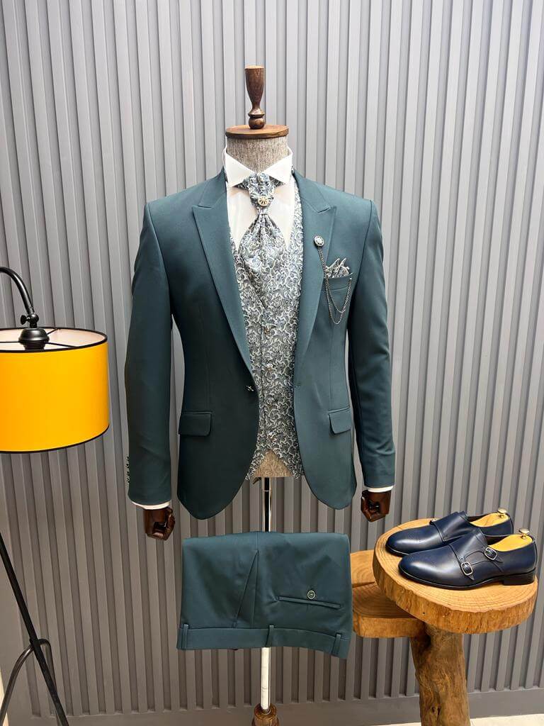 Green Tuxedo Suit