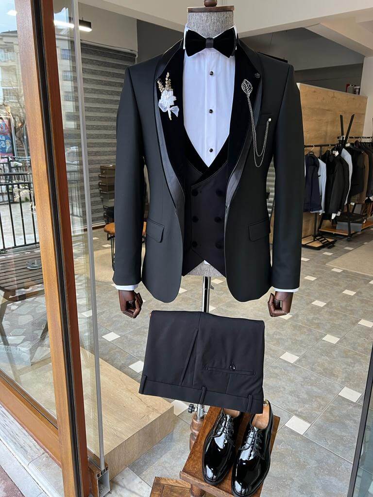 Suitharbor Black Velvet Tuxedo