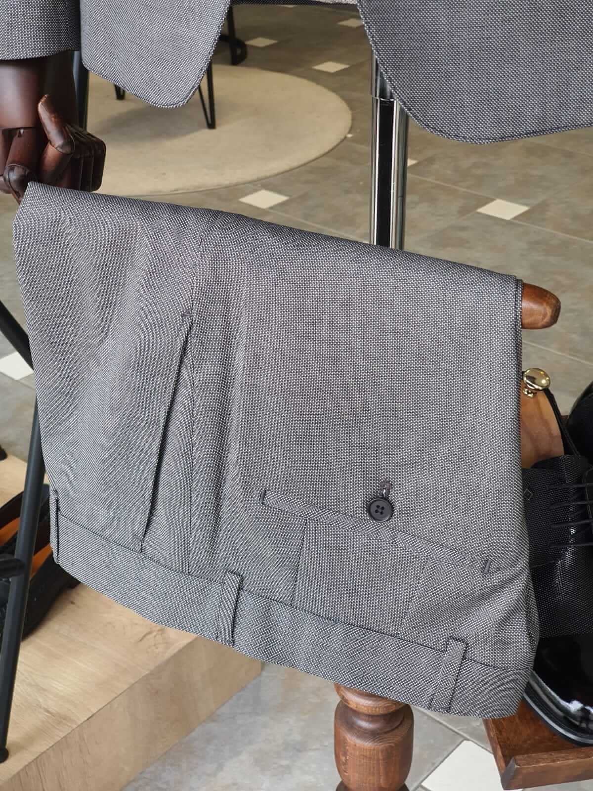 Gray Slim Fit Suit - Wedding Style Icon