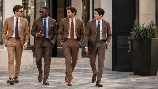 Brown Suit Combinations: What Shirt, Tie & Shoes to Wear (Complete Guide)