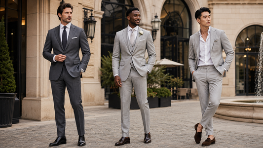 Grey Suit Combinations: What Shirt, Tie & Shoes to Wear (Complete Guide)