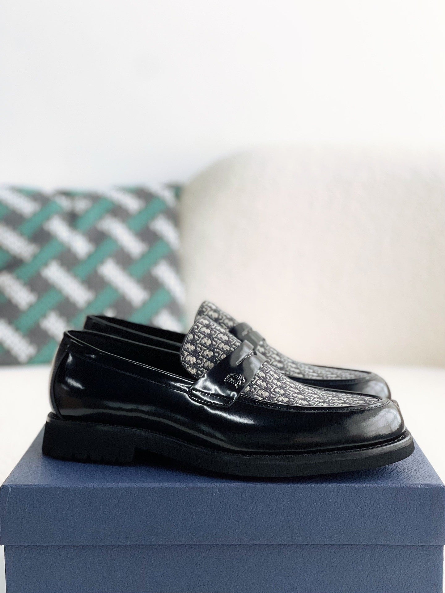 Christian Dior Smooth Calfskin Black Explorer Loafer