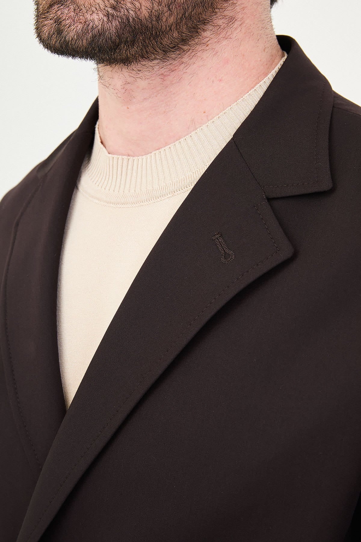 Dark Chocolate Brown Slim Fit Men’s Suit