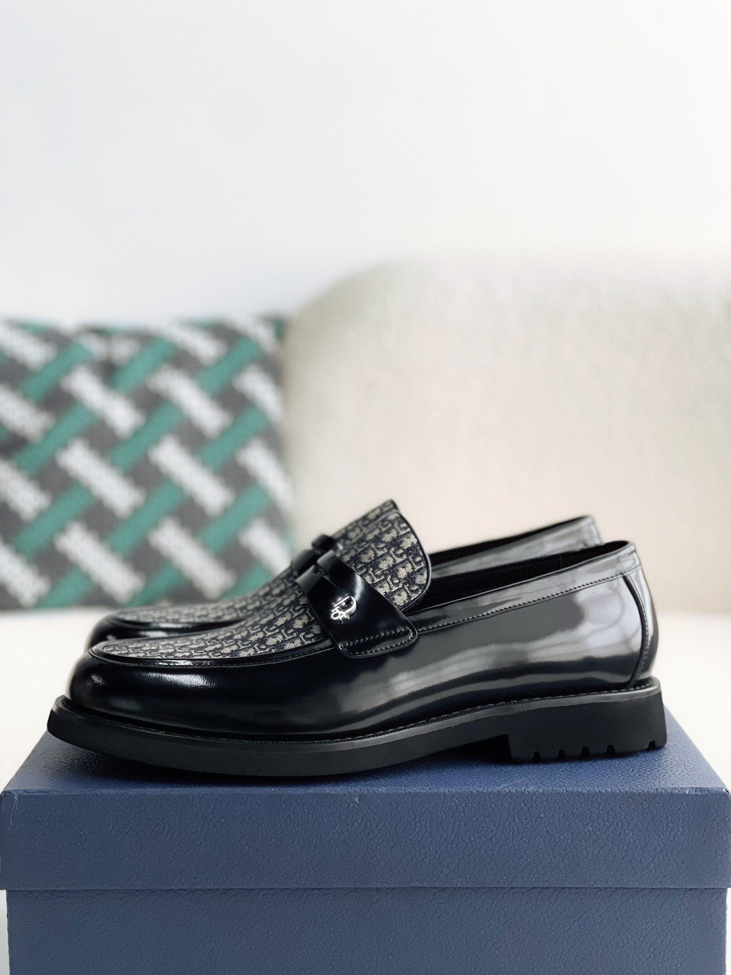 Christian Dior Smooth Calfskin Black Explorer Loafer