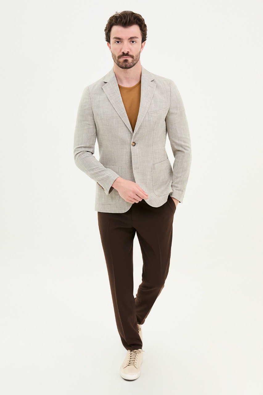 Slate Breeze Grey Blazer