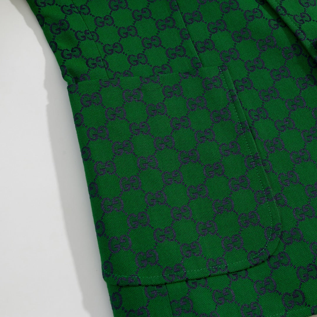 Gucci x The North Face Green Monogram Suit