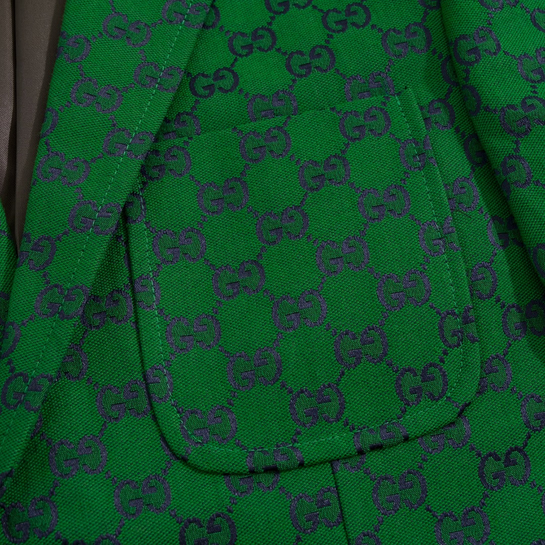 Gucci x The North Face Green Monogram Suit