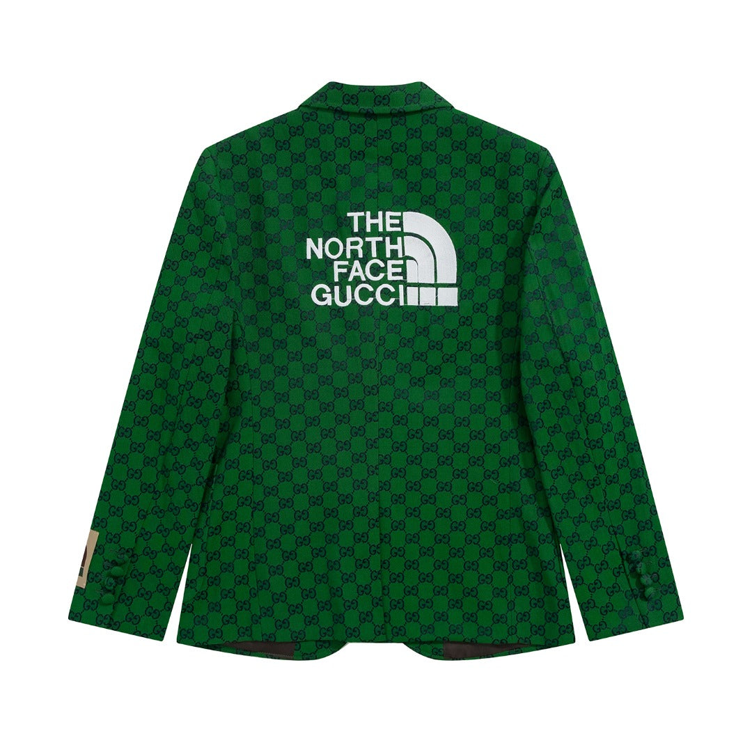 Gucci x The North Face Green Monogram Suit