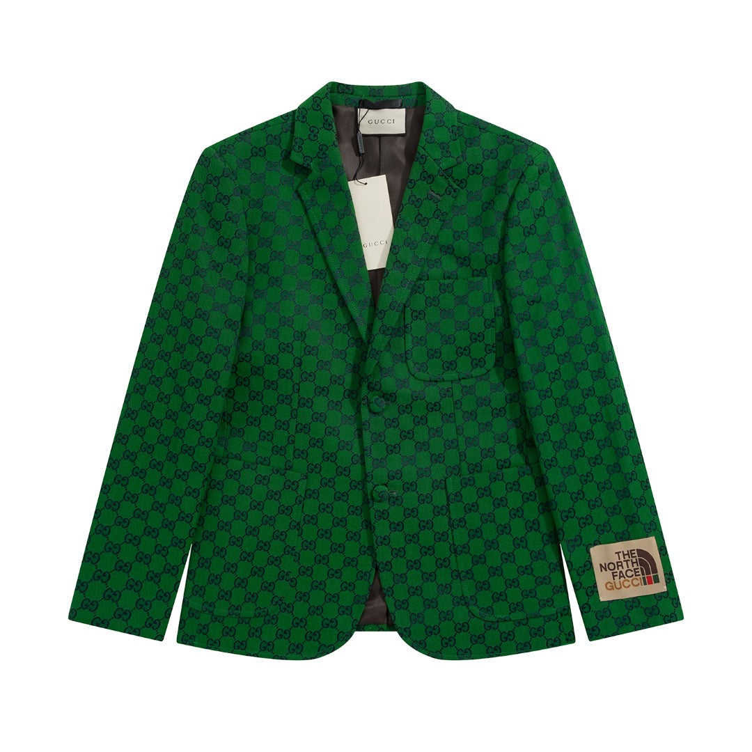 Gucci x The North Face Green Monogram Suit