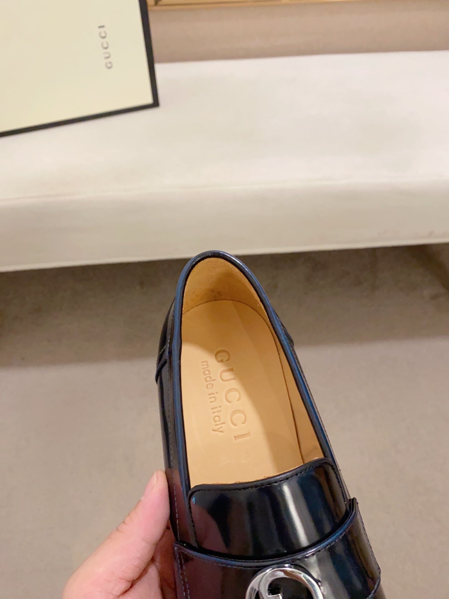 Gucci Midnight Blue Leather Loafer