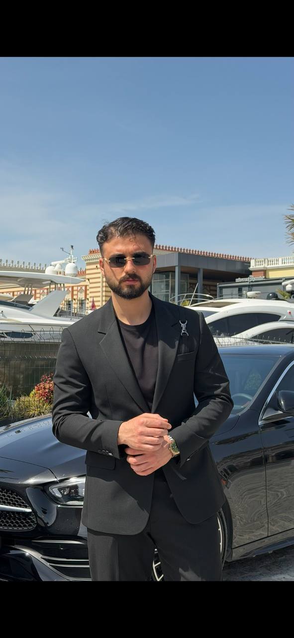 Jet Black Slim Fit Men’s Suit